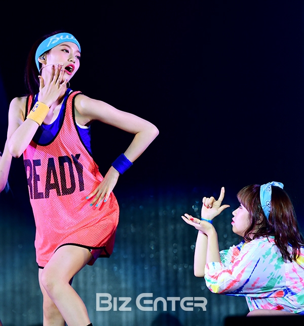 ▲위키미키 김도연, 최유정(사진=고아라 기자 iknow@)