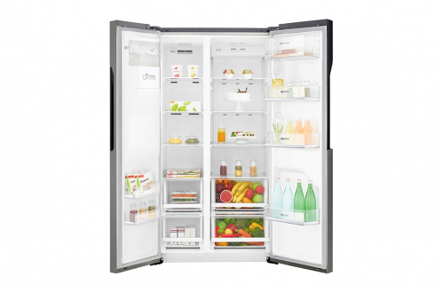 ▲ LG 양문형 냉장고(모델명: GSL360ICEV) 제품사진. (사진제공=LG전자)