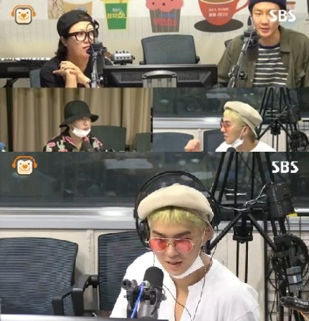 ▲송민호(출처=SBS 러브FM ‘송은이, 김숙의 언니네 라디오’ 보이는 라디오 캡처)