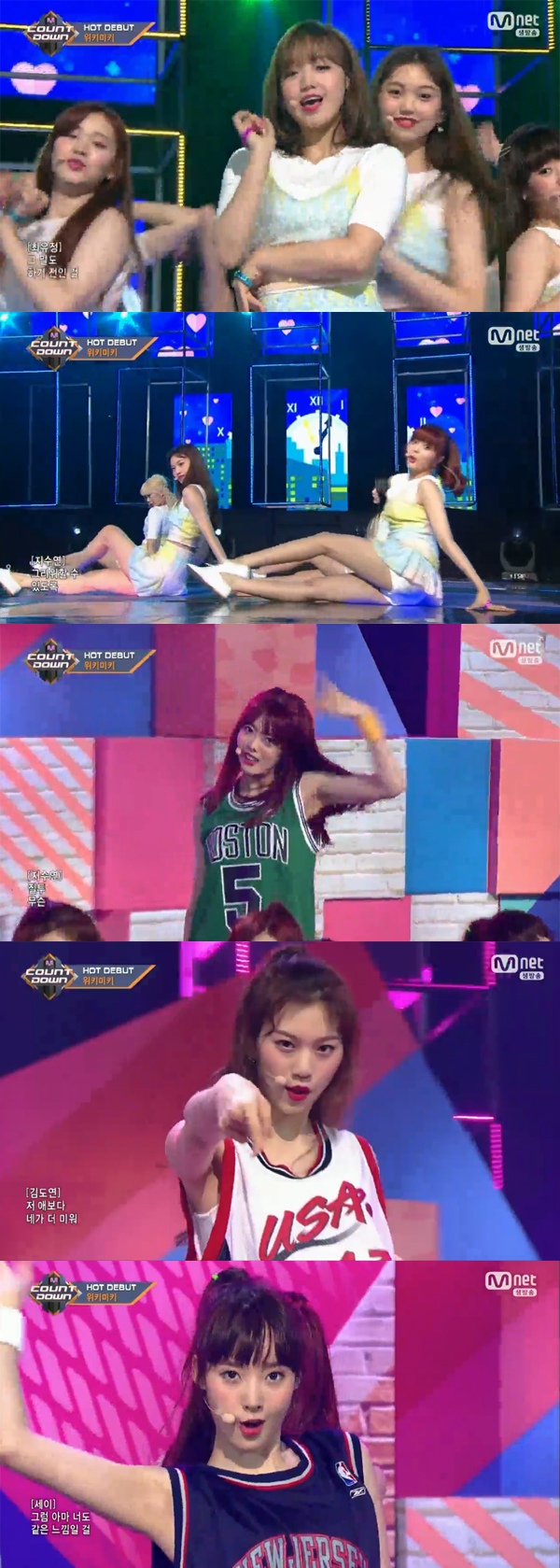 ▲'엠카운트다운' 위키미키(사진=Mnet)