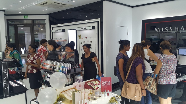 ▲미샤 피지 2호 미드 시티점의 모습.(사진제공=에이블씨엔씨)