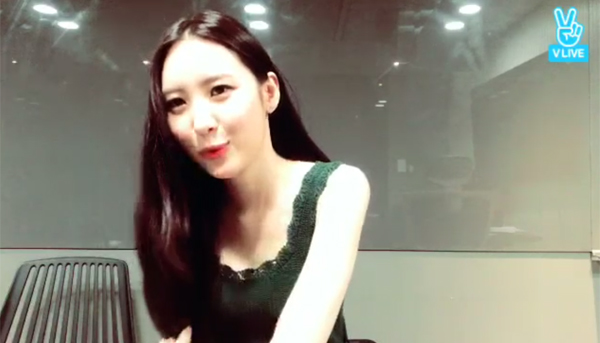 ▲'v앱' 선미(사진=네이버 V LIVE)