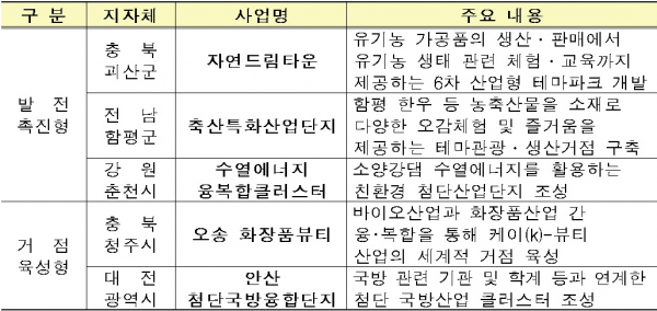 ▲2017년 투자선도지구 선정사업(자료=국토교통부)