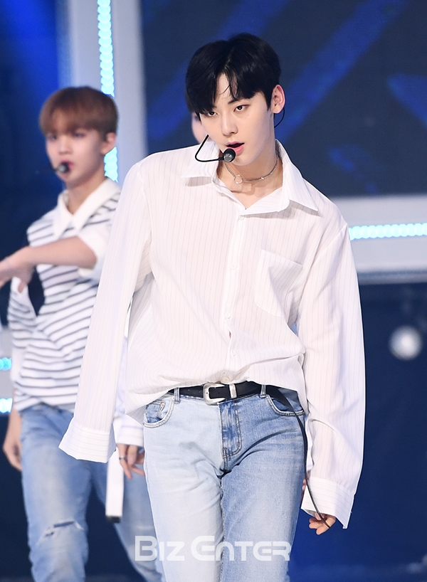 ▲워너원 황민현(사진=고아라 기자 iknow@)