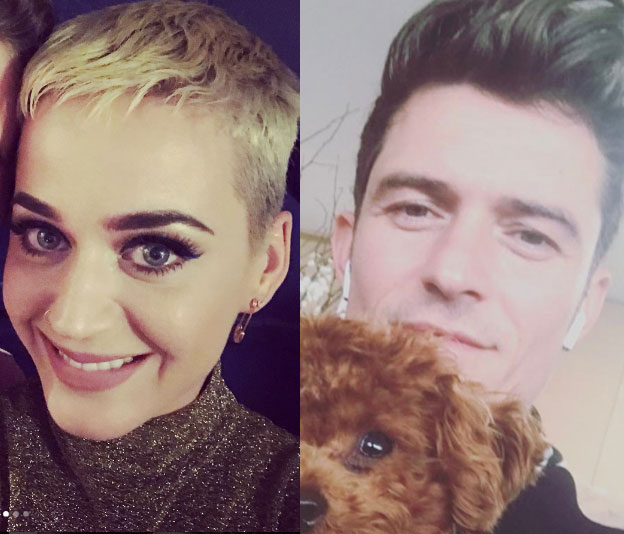 (출처=케이티 페리, 올랜도 블룸 인스타그램 )