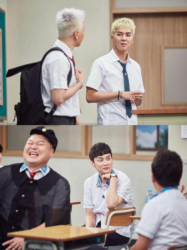 ▲‘아는 형님’ 송민호, 민경훈(사진=JTBC)