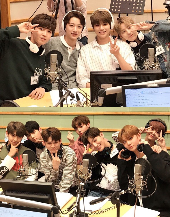 ▲워너원(출처=‘이홍기의 Kiss the Radio’ 공식 SNS)