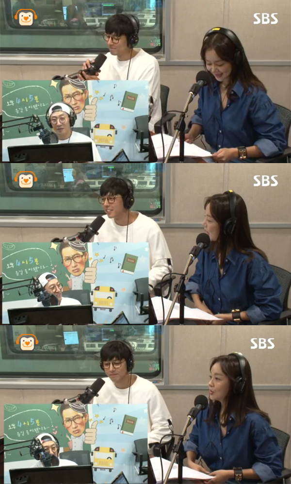 ▲'올드스쿨' 신민철 백보람(사진=SBS 러브FM)