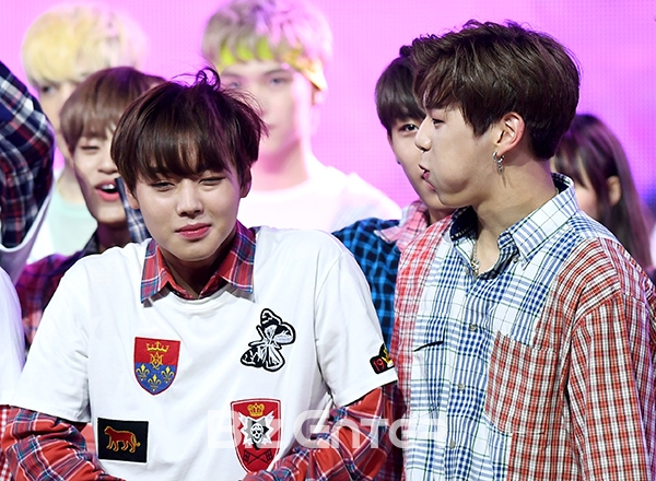 ▲워너원 박지훈, 강다니엘(사진=고아라 기자 iknow@)