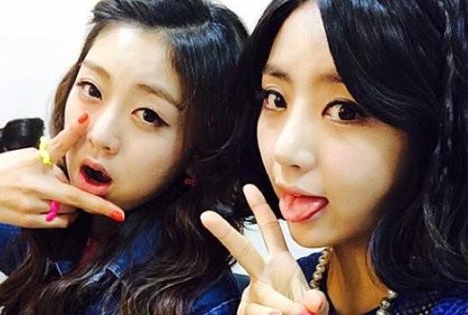 ▲권리세 고은비(사진=레이디스코드 SNS)