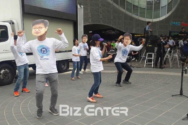 ▲MBC 총 파업 출정식 현장(사진=비즈엔터)