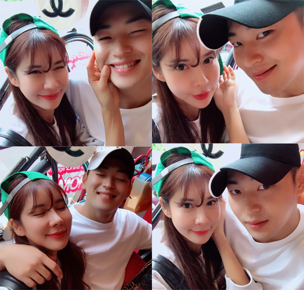 ▲김준희 이대우(사진=인스타그램)