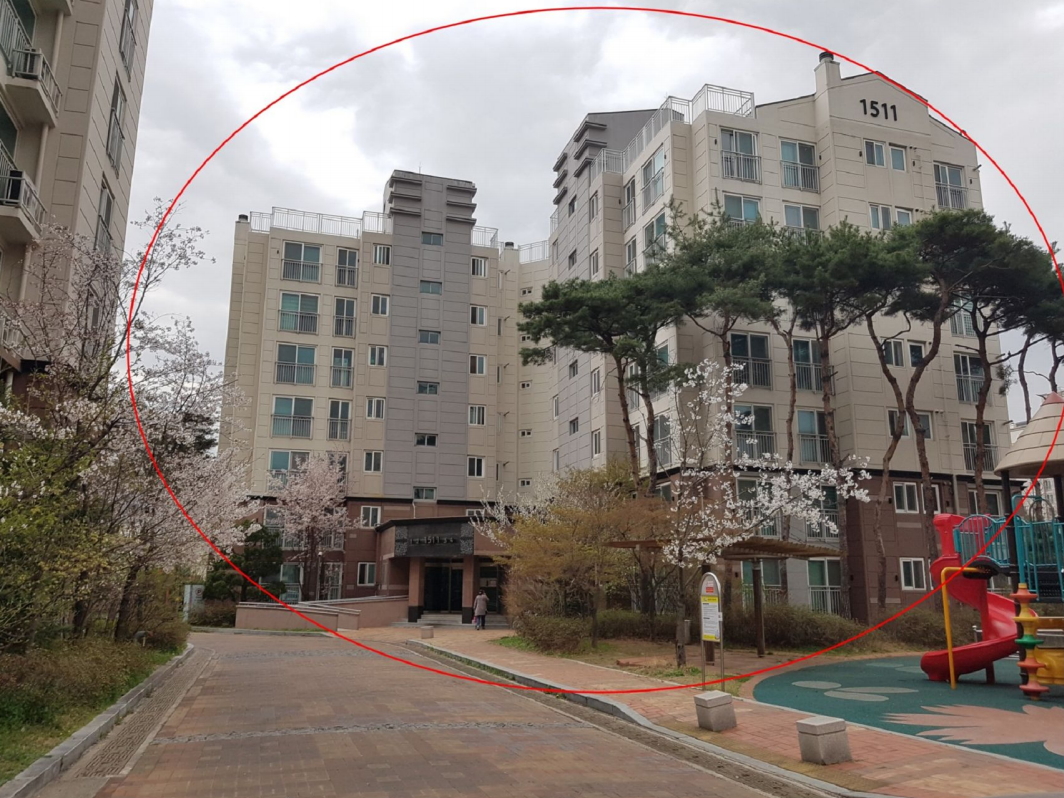 ▲경기 남양주시 진접읍 금곡리 971 해밀마을5단지 반도유보라메이플타운(사진=지지옥션)