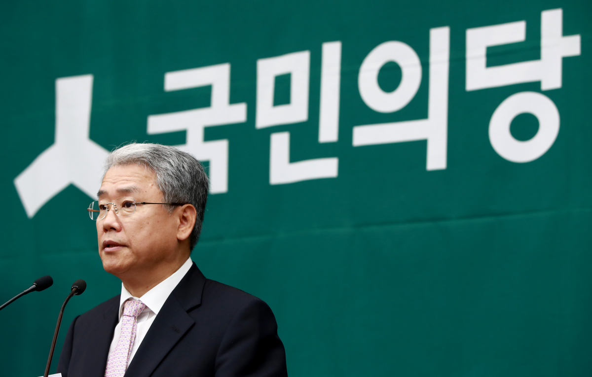 ▲김동철 국민의당 원내대표가 14일 오전 국회에서 열린 의원총회에서 모두 발언을 하고 있다. (연합뉴스)