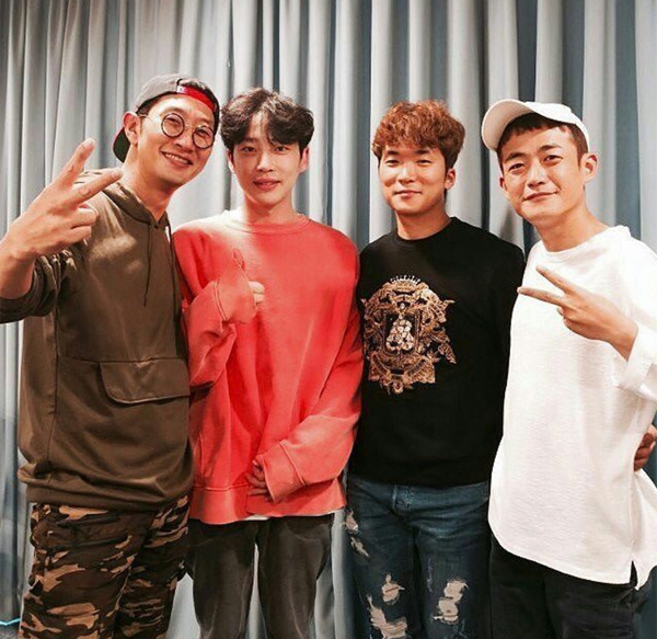 ▲'올드스쿨' 김창렬 강성욱 김신의 한민관(사진=인스타그램)