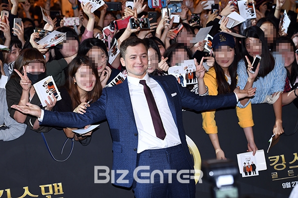 ▲태런 에저튼(사진=고아라 기자 iknow@)