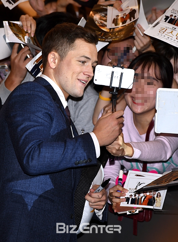 ▲태런 에저튼(사진=고아라 기자 iknow@)