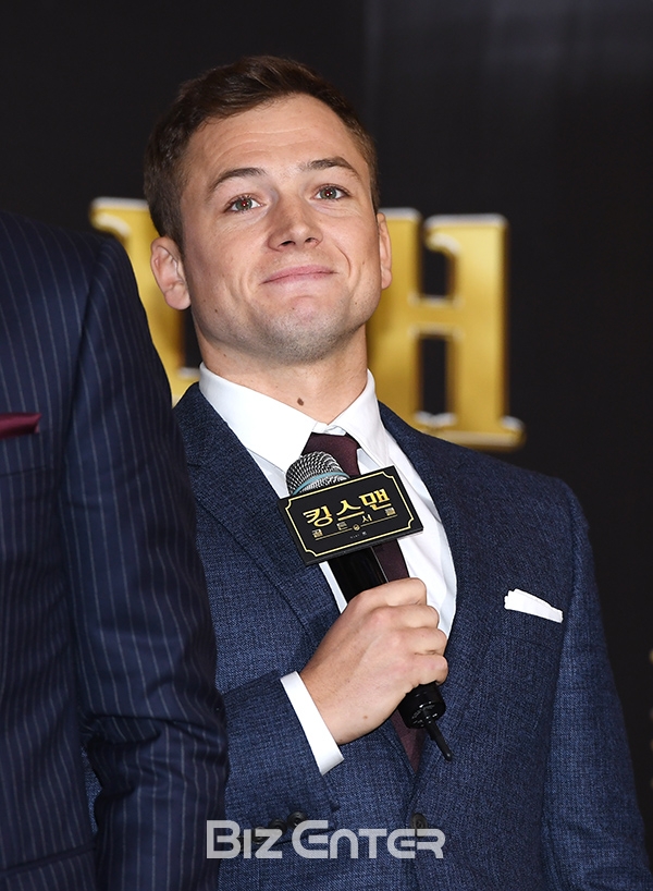 ▲태런 에저튼(사진=고아라 기자 iknow@)