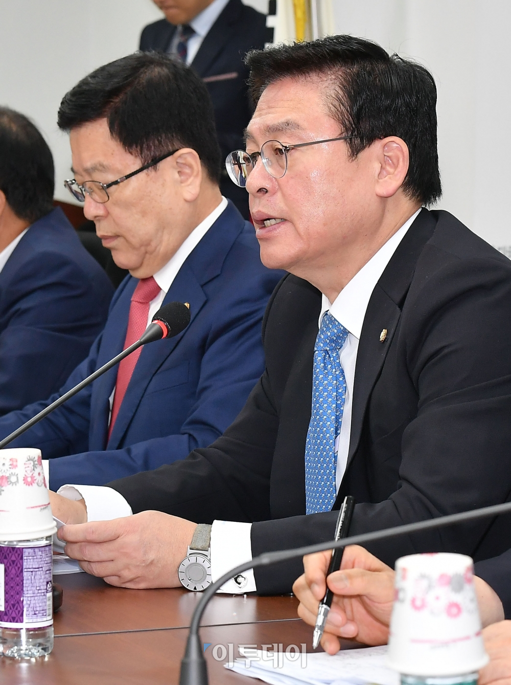 ▲정우택 자유한국당 원내대표. 이동근 기자 foto@(이투데이DB)