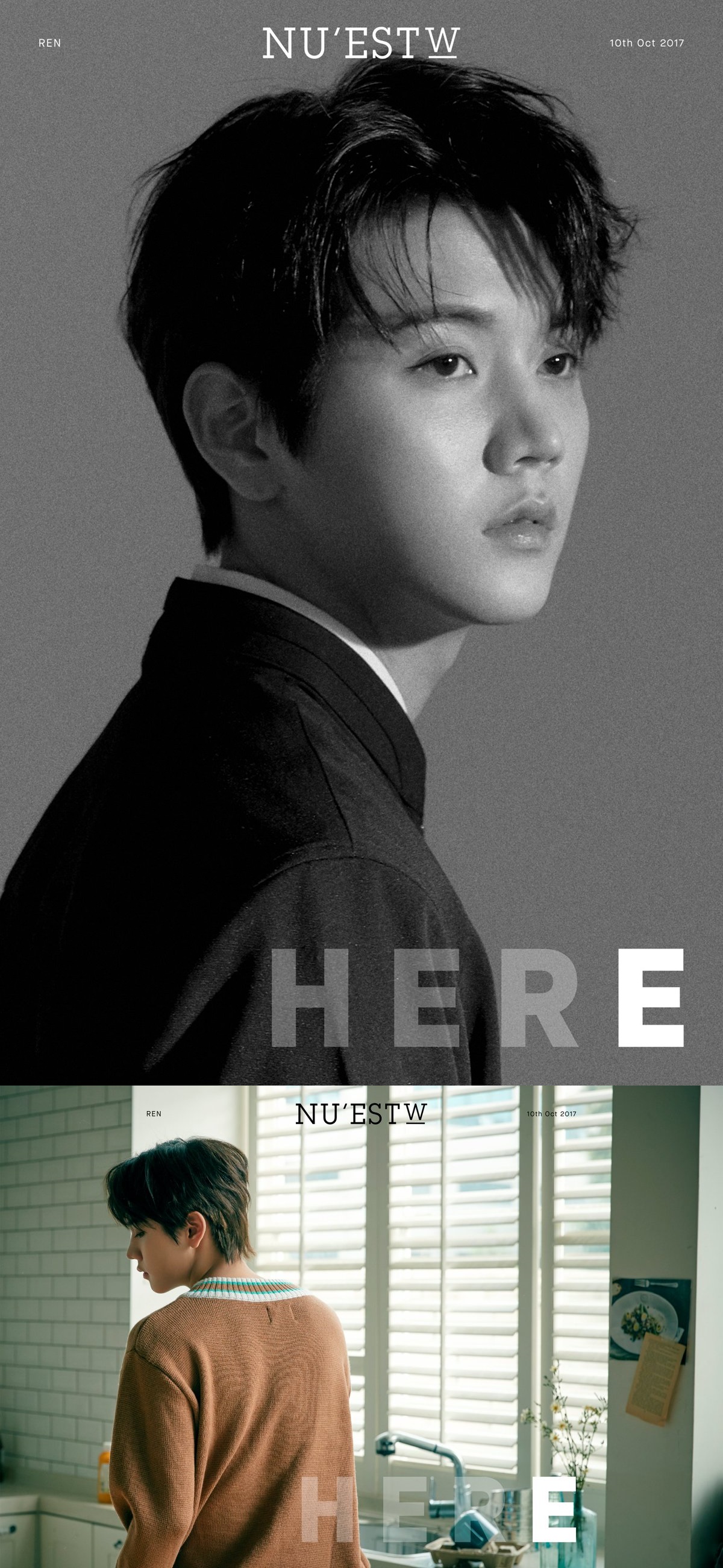 ▲뉴이스트 W 렌(출처=뉴이스트 공식SNS)