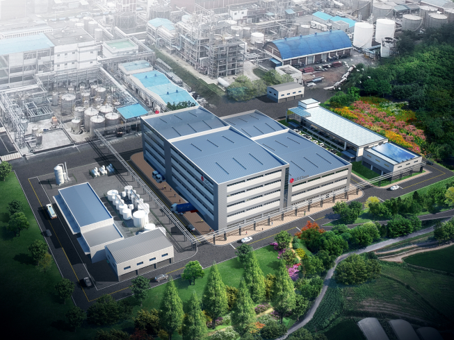 ▲나주공장 고부가 첨단소재 연구개발센터 조감도(사진제공=LG화학)