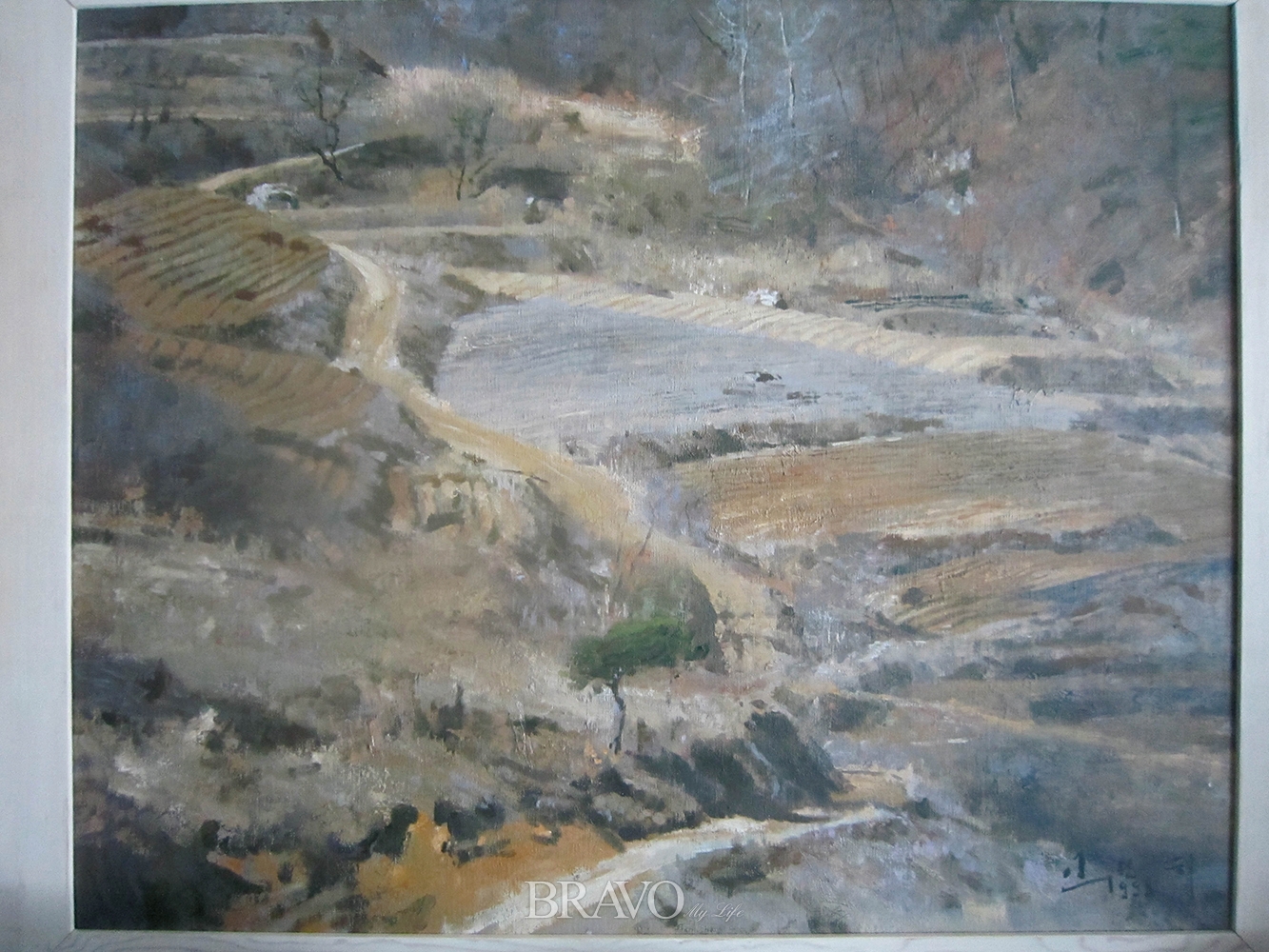 ▲1 이원희 <安坪에서> 캔버스에 유채 90.9cm x 72.7cm 1998년