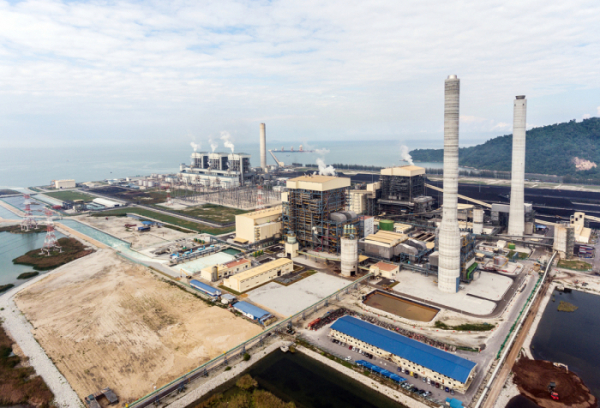 ▲대림산업은 말레이시아 만중 지역에 건설한 1000㎿급 만중5 석탄화력발전소(사진)가 28일 상업운전에 돌입했다고 밝혔다.(사진=대림산업)