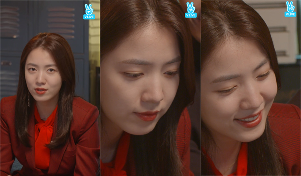 ▲'매드독'  배우 류화영(사진=네이버 V LIVE)