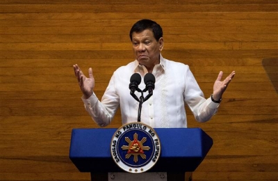 ▲로드리고 두테르테 필리핀 대통령. AFP/연합뉴스