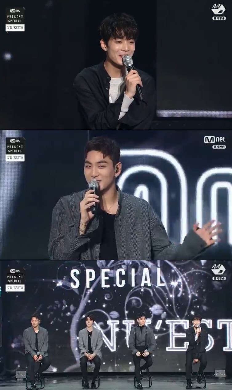 ▲뉴이스트W(출처=Mnet ‘엠넷 프레젠트 스페셜’방송캡처)