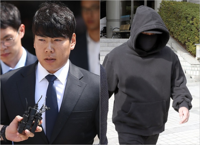 ▲야구선수 강정호(왼쪽)와 가수 길.(출처=연합뉴스 및 뉴시스)