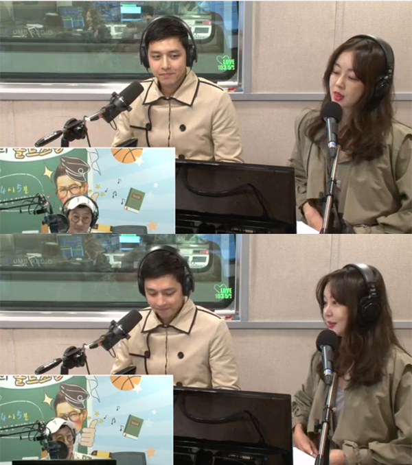▲'김창렬의올드스쿨' 신민철 백보람(사진=SBS 러브FM)