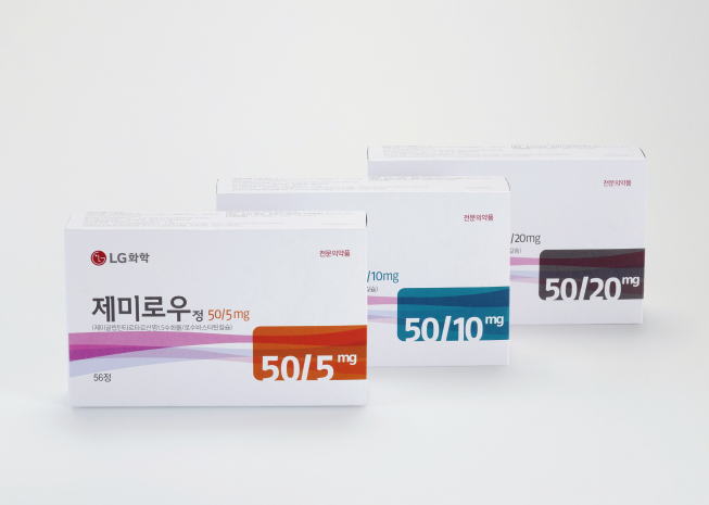 ▲제미로우 패키지(사진제공=LG화학)