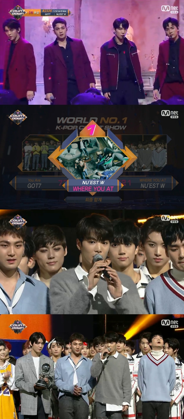 ▲뉴이스트W(출처=Mnet'엠카운트다운' 방송캡처)