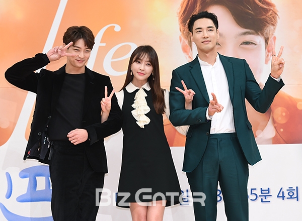 ▲현우, 정유미, 강지섭(사진=고아라 기자 iknow@)