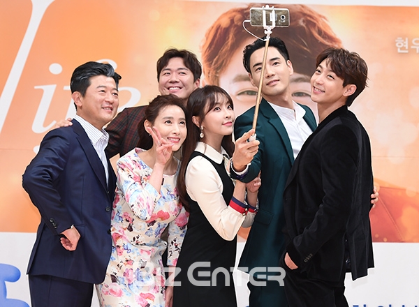 ▲박상민, 도지원, 연정훈, 정유미, 강지섭, 현우(사진=고아라 기자 iknow@)