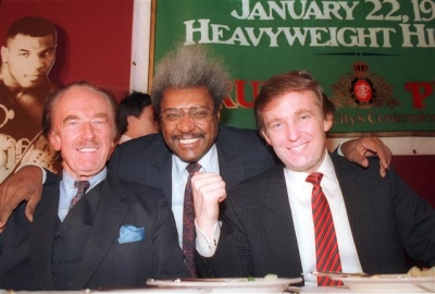 ▲1987년 당시 부동산 투자가였던 도널드 트럼프 미국 대통령(오른쪽). AP/뉴시스