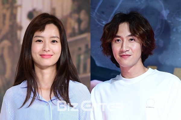 ▲정유미, 이광수(사진=윤예진 기자 yoooon@, 고아라 기자 iknow@)