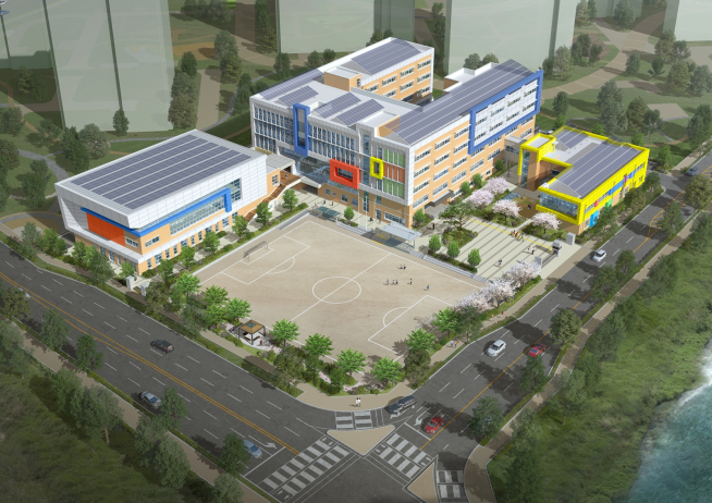 ▲청주 '방서초등학교(가칭)' 조감도(자료=대우산업개발)