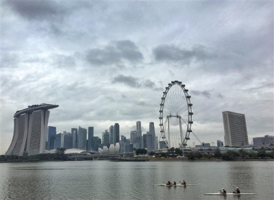 ▲'아시아 금융허브' 싱가포르가 가상화폐를 규제하지 않을 계획이다. AP/뉴시스