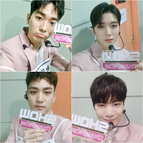 ▲뉴이스트W(출처=MBC MUSIC ‘쇼!챔피언’ 공식SNS )