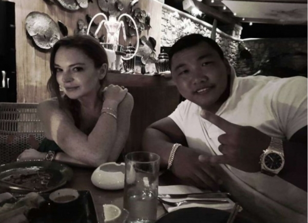 ▲린제이로한(왼쪽)과 하제용씨(사진=하제용 SNS)