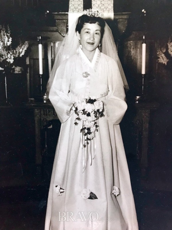 ▲1962년 결혼식 사진.