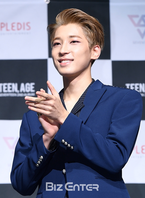 ▲세븐틴 원우(사진=고아라 기자 iknow@)