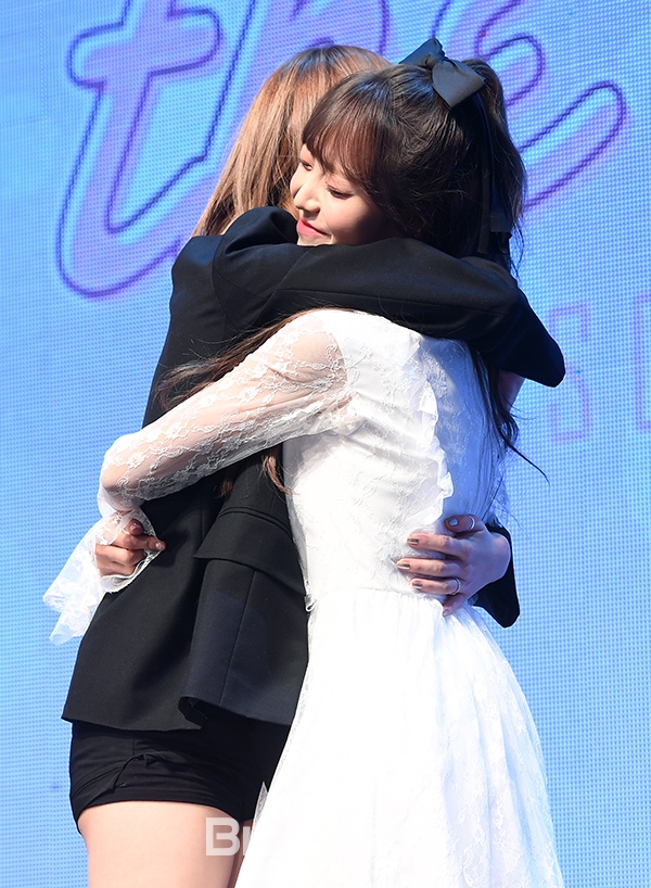 ▲피에스타 예지, 김소희(사진=고아라 기자 iknow@)