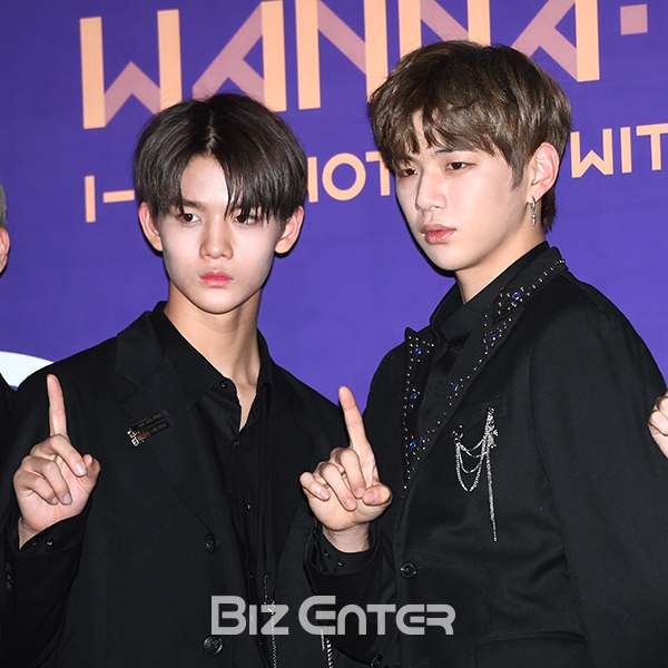 ▲워너원 배진영, 강다니엘(사진=고아라 기자 iknow@)