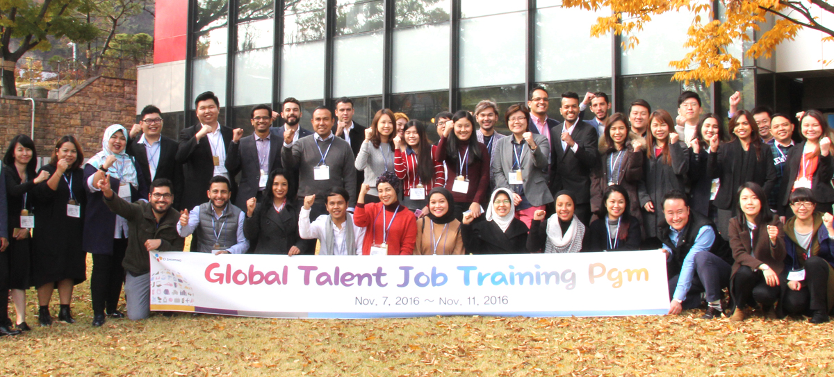 ▲CJ오쇼핑 ‘글로벌 탤런트 잡 트레이닝(Global Talent Job Training)’ (사진제공=CJ오쇼핑)