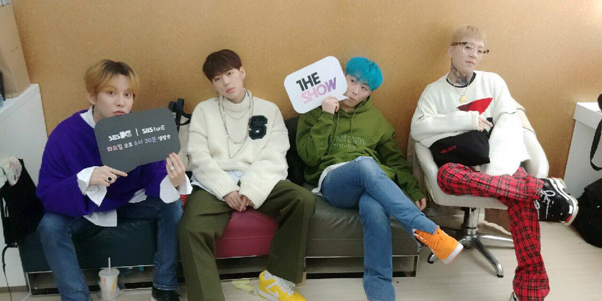 ▲블락비(출처=SBS MTV '더쇼' 공식SNS)