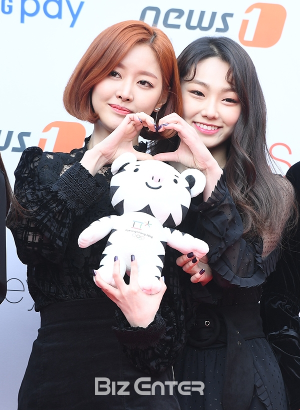 ▲구구단 미미, 미나(사진=고아라 기자 iknow@)