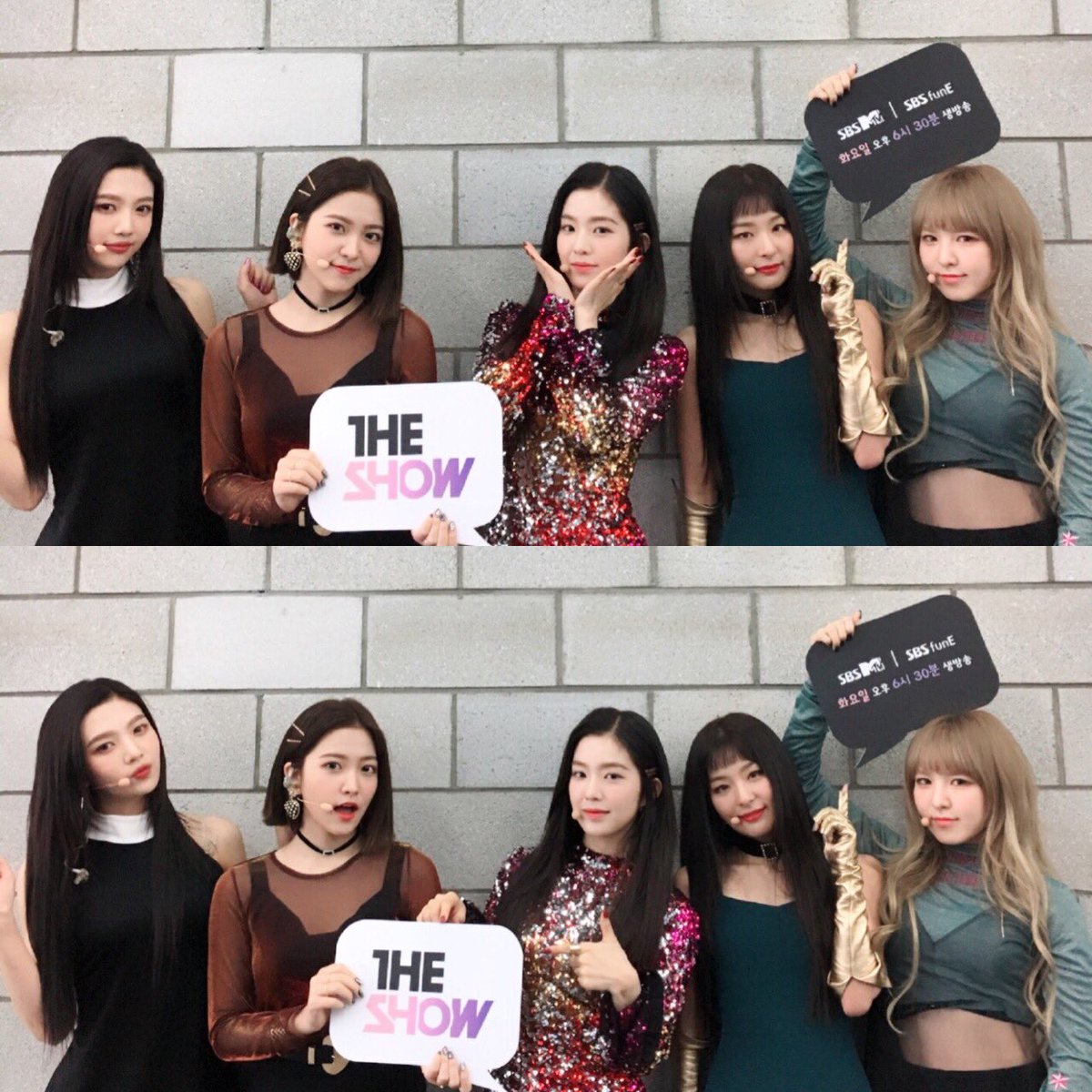 ▲레드벨벳(출처='더쇼' 공식SNS)